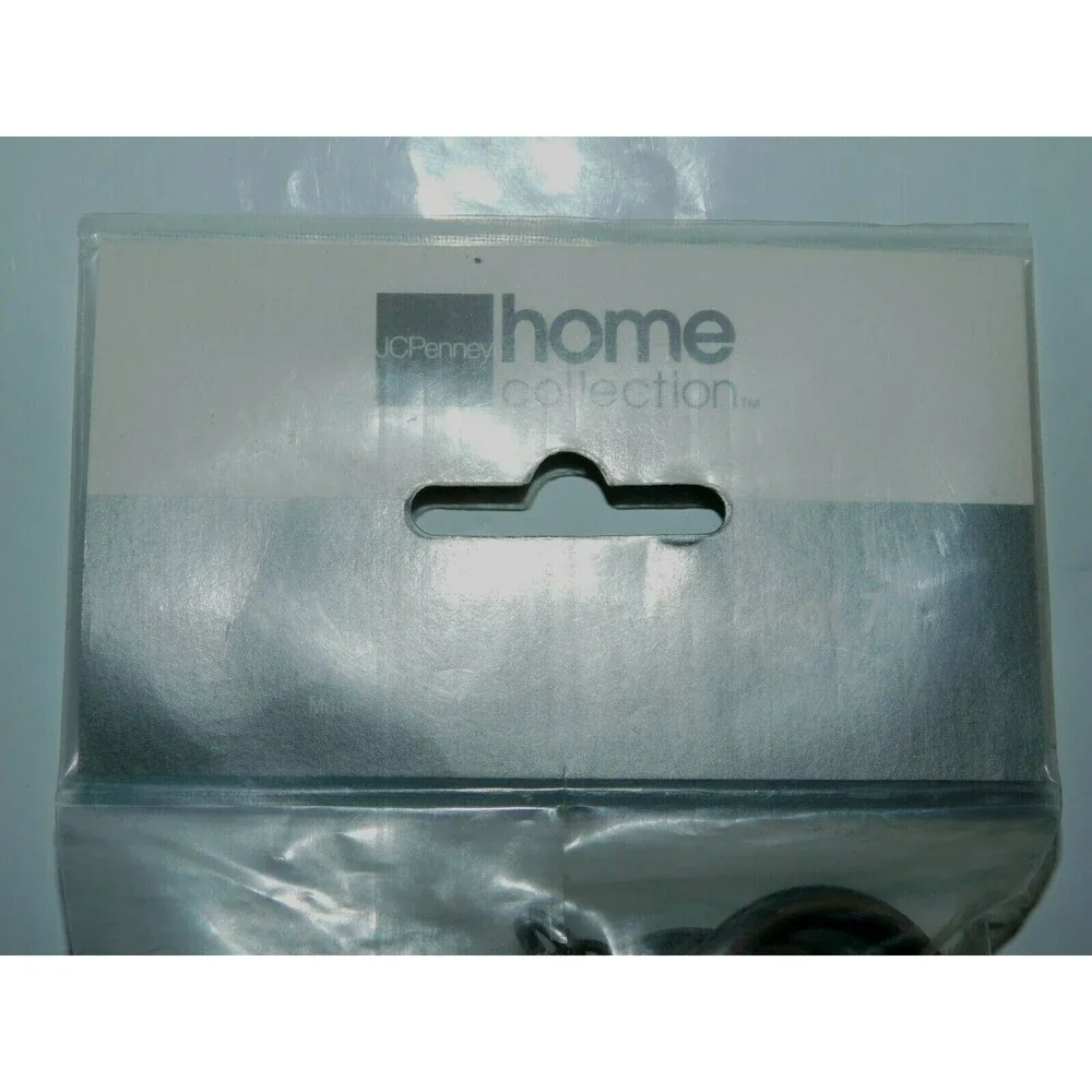 JCPenney home collection Pewter Clip Rings (1 Package / 8 Rings total)